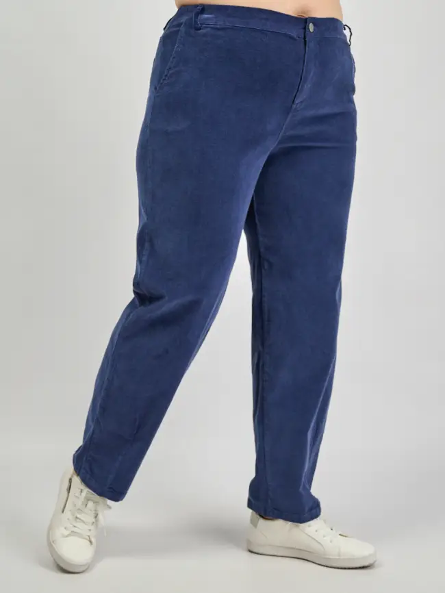 Брюки вельвет ЭттоПлюс 25271 Размеры 54-60 фото 10