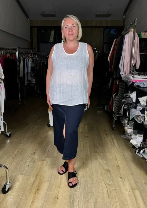 Топ лен 8061 Размеры 52-58 фото 44