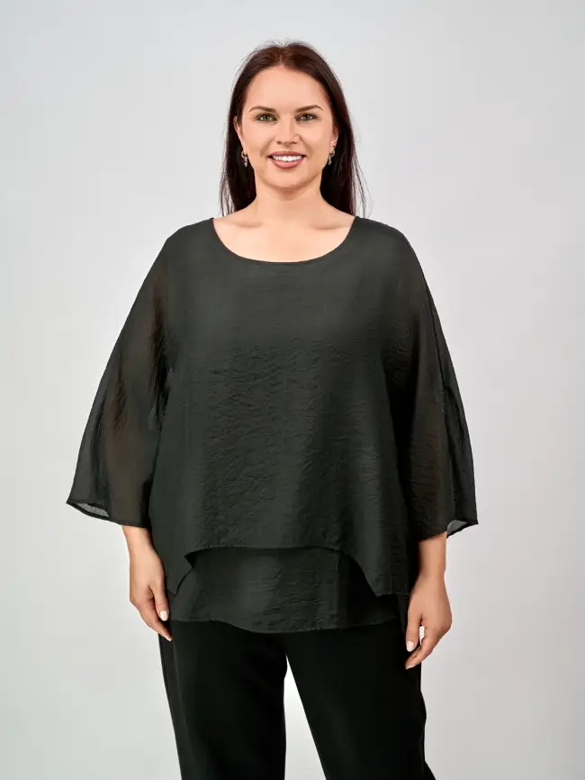 Блуза ЭттоПлюс 30059 Размер 50-58 фото 60