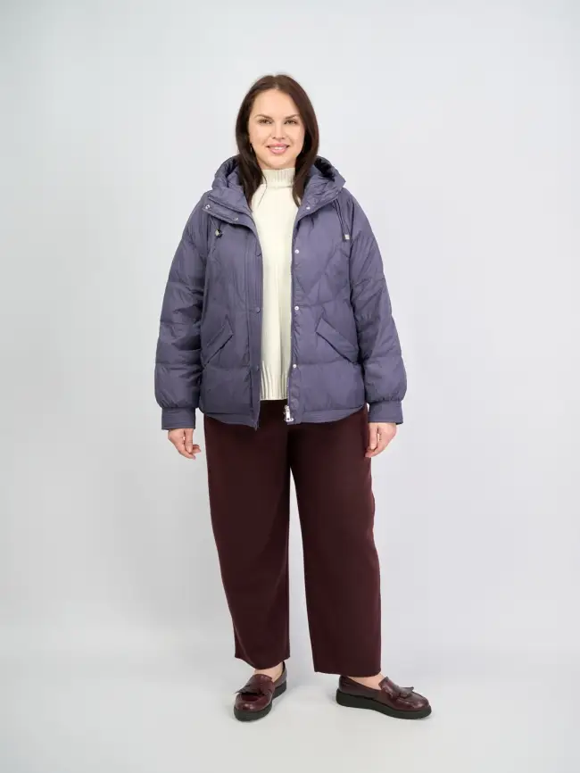 Брюки с защипами 