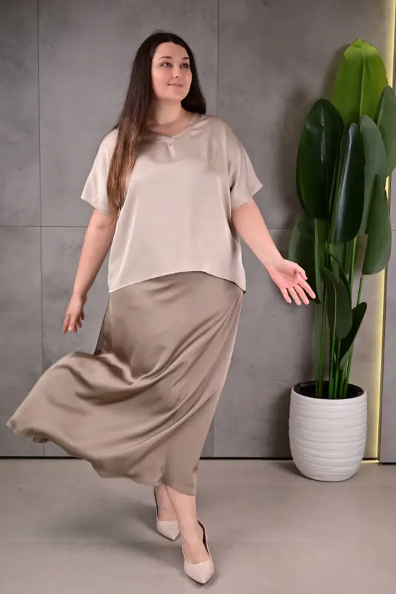 Юбка ЭттоПлюс 1001-2 Размеры 52-58 фото 62