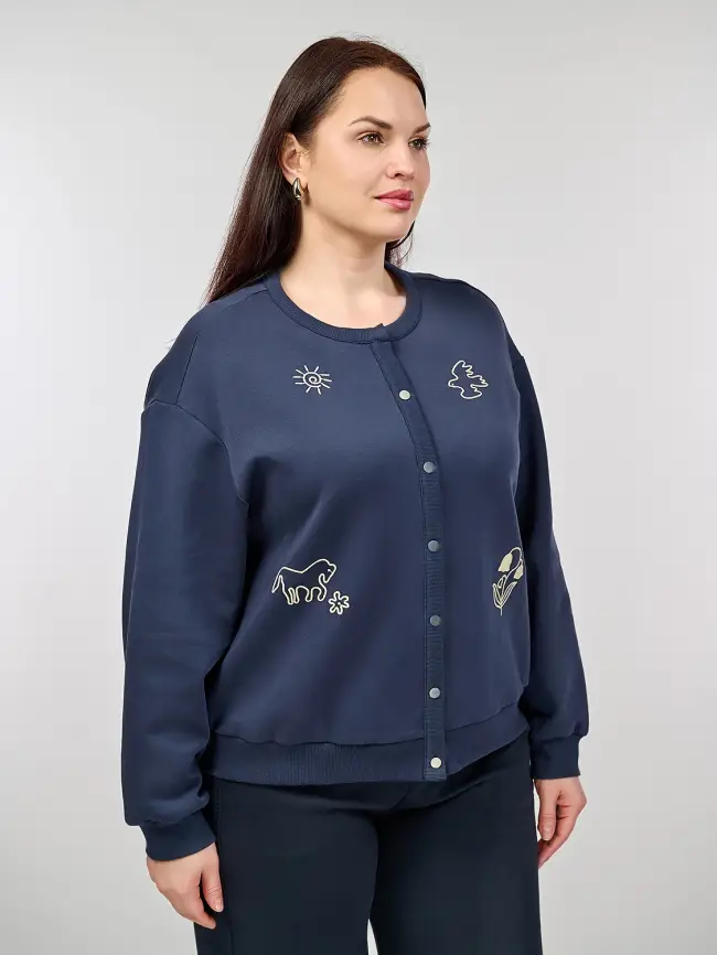 Кардиган 3510-1 Размер 50-58 фото 12