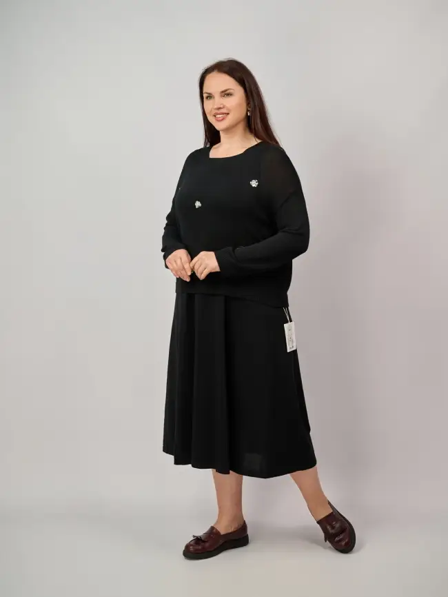 Платье с накидкой 23338 Размер 50-58 фото 8