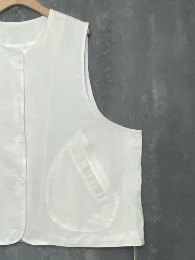 Жилет лен на подкладке 24625 Размер 50-58 фото 39