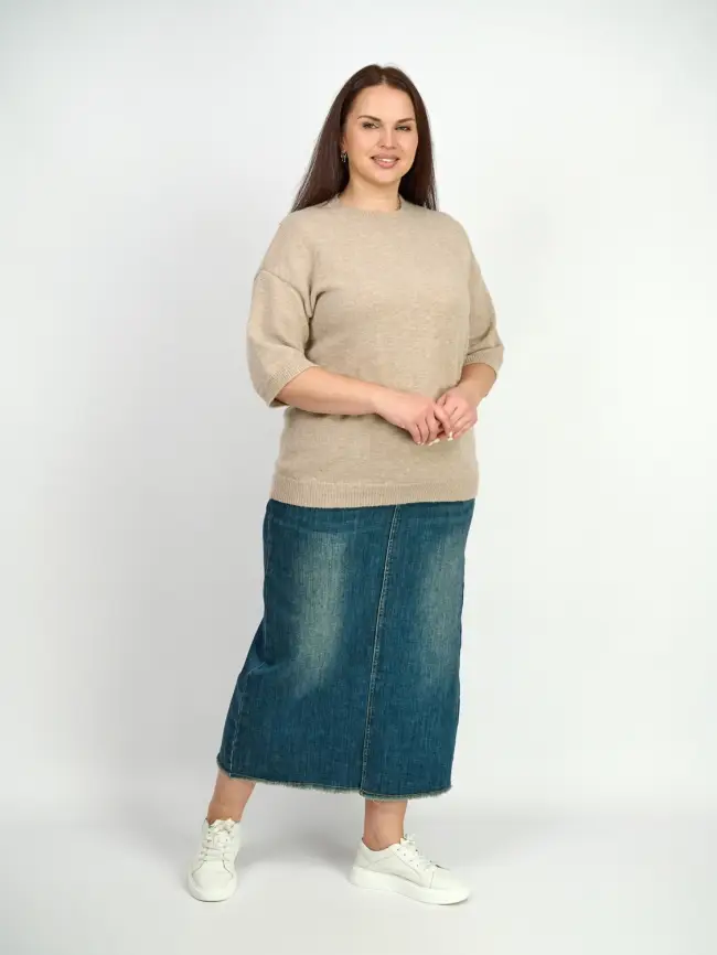 Юбка 8219 Размеры 50-58 фото 2