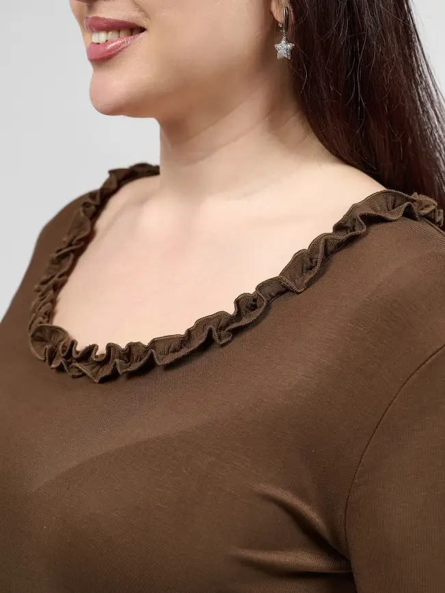 Блузка трикотажная 0217 Размеры 50-58 фото 4