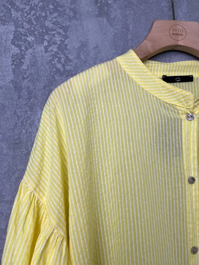 Рубашка фонарик Италия 3160 полоска Размер 52-58 фото 3