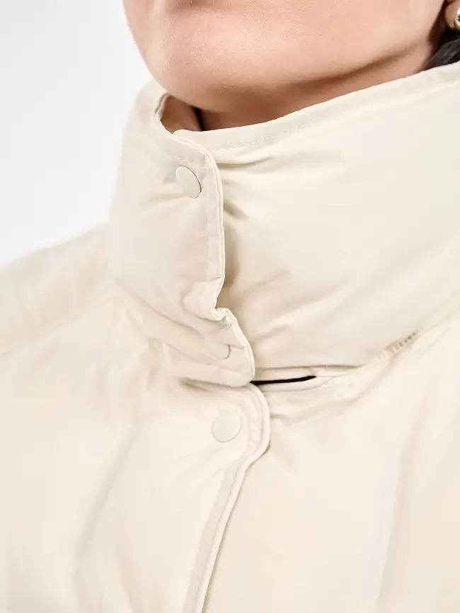 Пуховое пальто 6325 Размер 46-56 фото 5