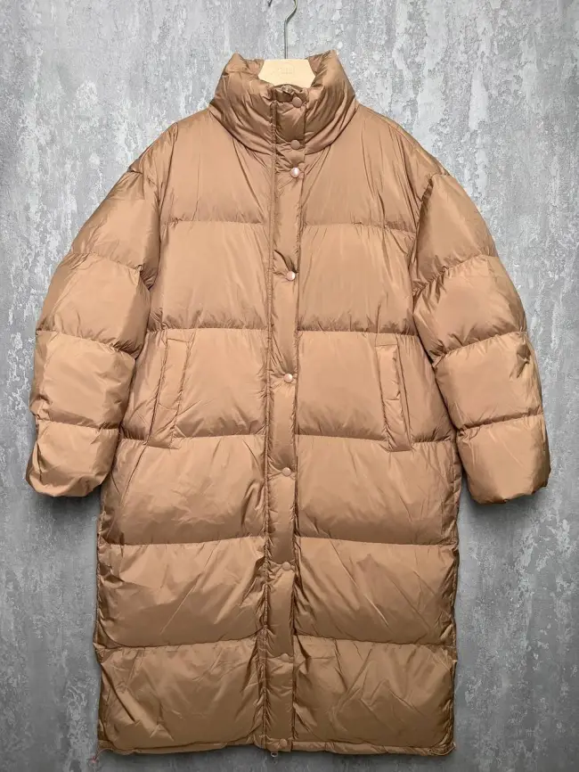 Пуховое пальто 9066 Размер 54-58 фото 47