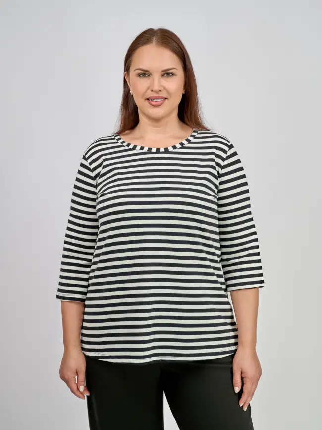 Лонгслив тельняшка ЭттоПлюс 33492 Размеры 52-58 фото 6