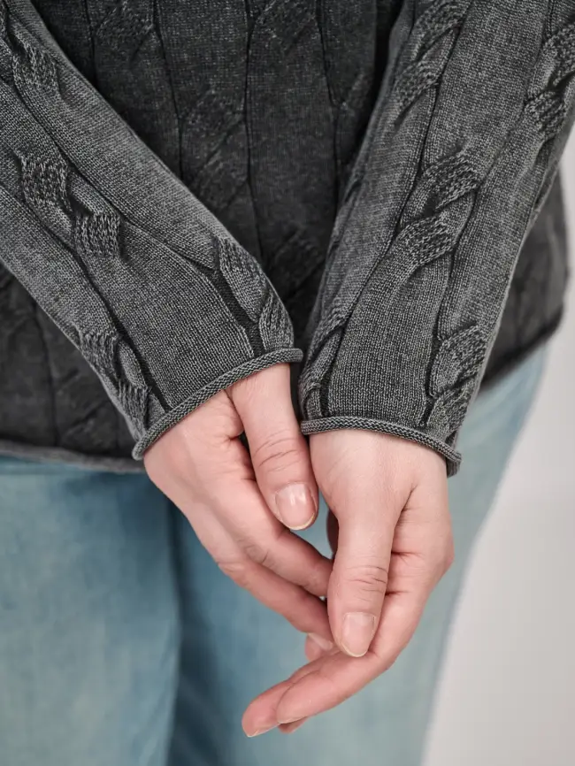 Джемпер Италия косы 3388 Размер 50-58 фото 37