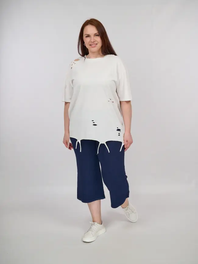 Кюлоты трикотажные облегченные ЭттоПлюс 2137 Размер 50-58 фото 46