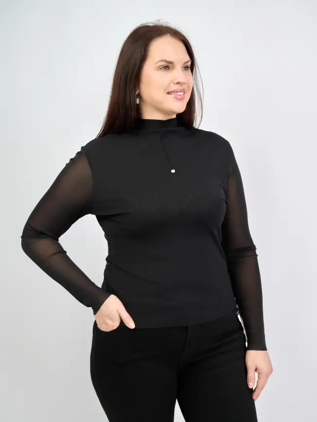 Лонгслив 8368 Размер 48-54 фото 8