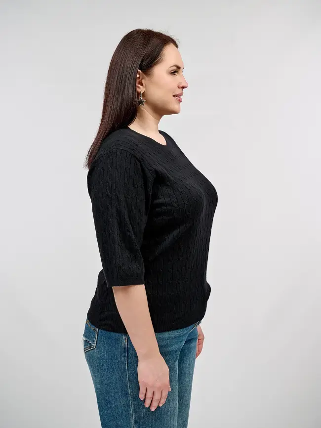 Джемпер 68525 ЭттоПлюс Размер 48-56 фото 3