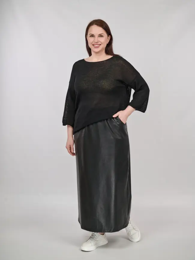 Джемпер облегченный ЭттоПлюс 25107-1 Размер 50-58. фото 194