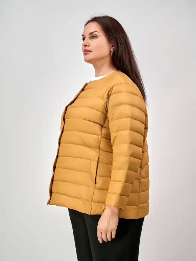 Легкая пуховая куртка 8802 Размер 46-56 фото 109
