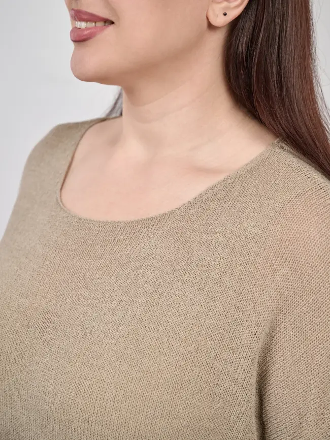 Джемпер облегченный ЭттоПлюс 25107-1 Размер 50-58. фото 82