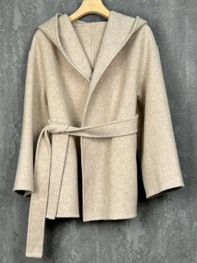 Пальто короткое с капюшоном 206 фото 6