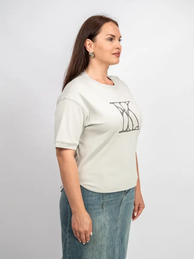 Футболка с принтом 95146 Размер 50-54 фото 20