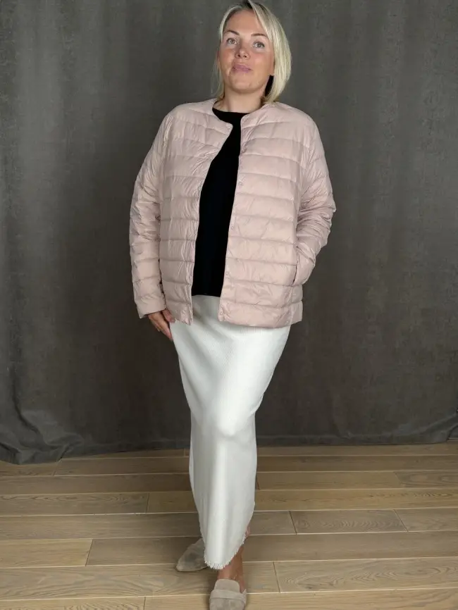 Легкая пуховая куртка 8802 Размер 46-56 фото 154