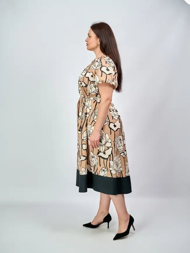 Платье летнее 26167 размер 50- 58 фото 3