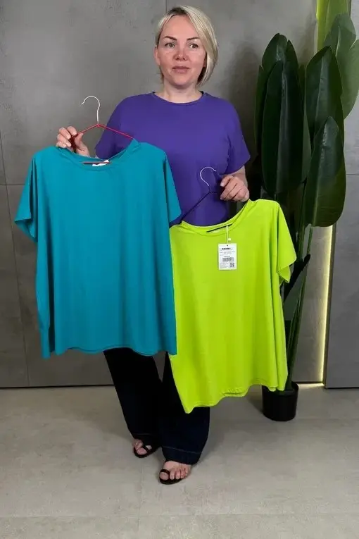 Футболка база ЭттоПлюс Хлопок 0019-1 Размер 50-58 фото 137