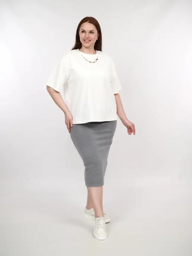 Юбка-карандаш ЭттоПлюс 272 Размер 50-54 фото 28