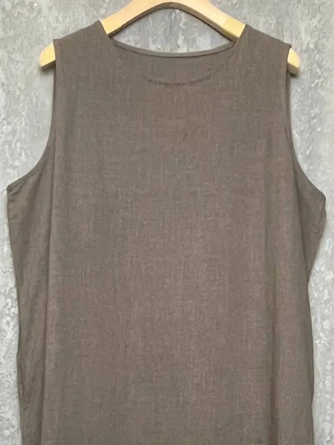 Сарафан волан лен 23300 Размер 54-58 фото 27