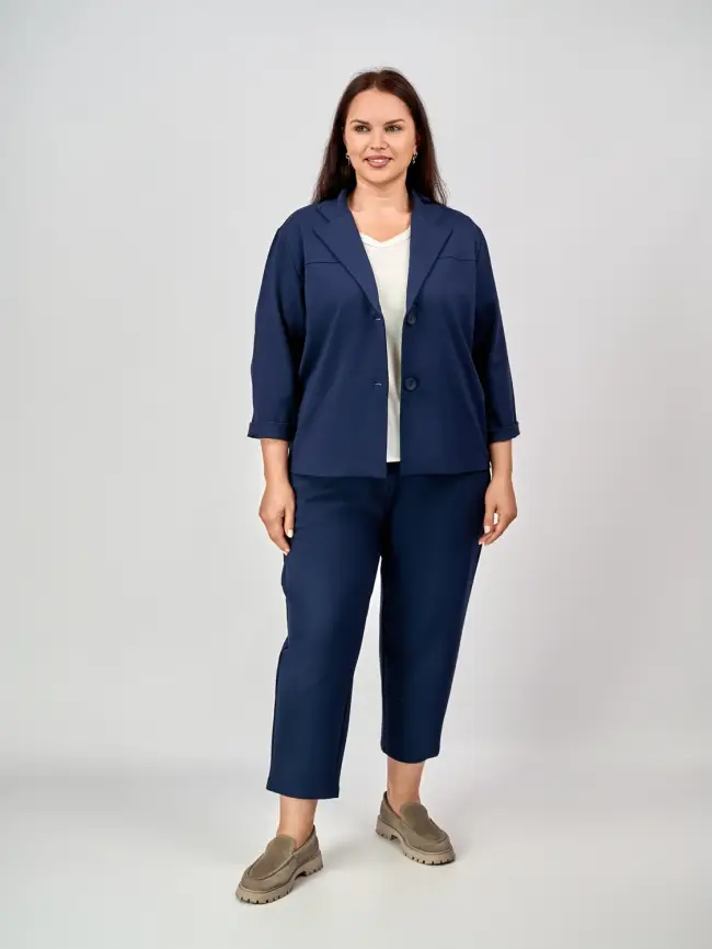 Брюки ЭттоПлюс 33586 Размеры 52-58 фото 119