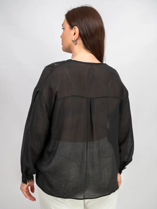 Блуза с разрезами 7704 Размер 50-58 фото 15