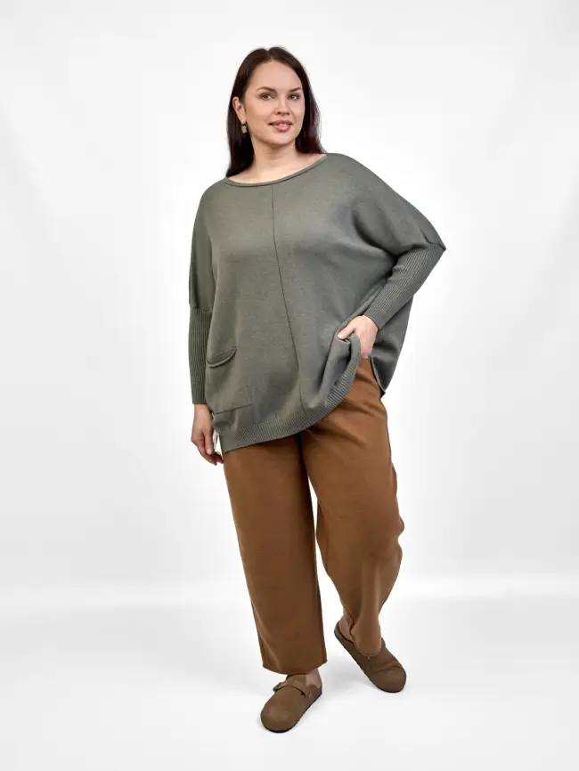 Джемпер 1444 Италия Размер 50-58 фото 155