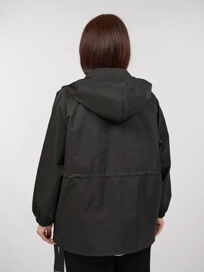 Ветровка со стразами 1633 Размер 50-58 фото 6