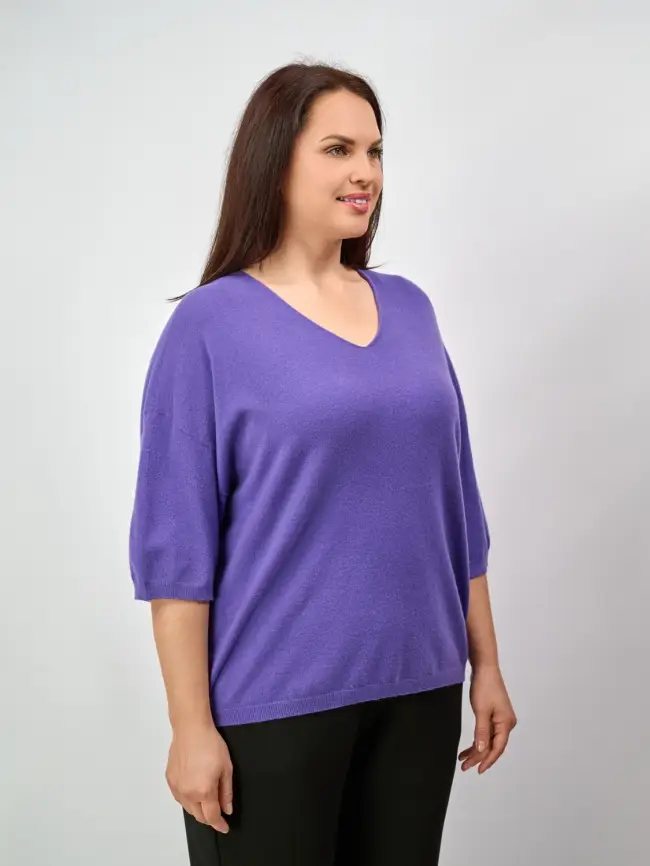 Джемпер 20241 ЭттоПлюс Размер 50-58 фото 20