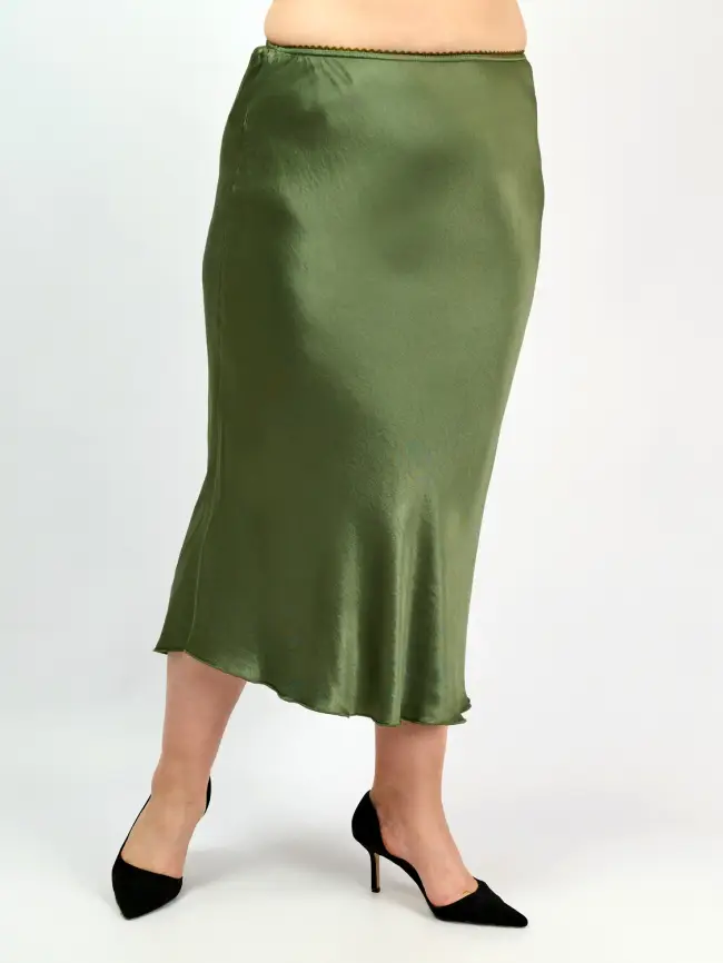 Юбка атлас 9298-1 Размер 48-56 фото 71