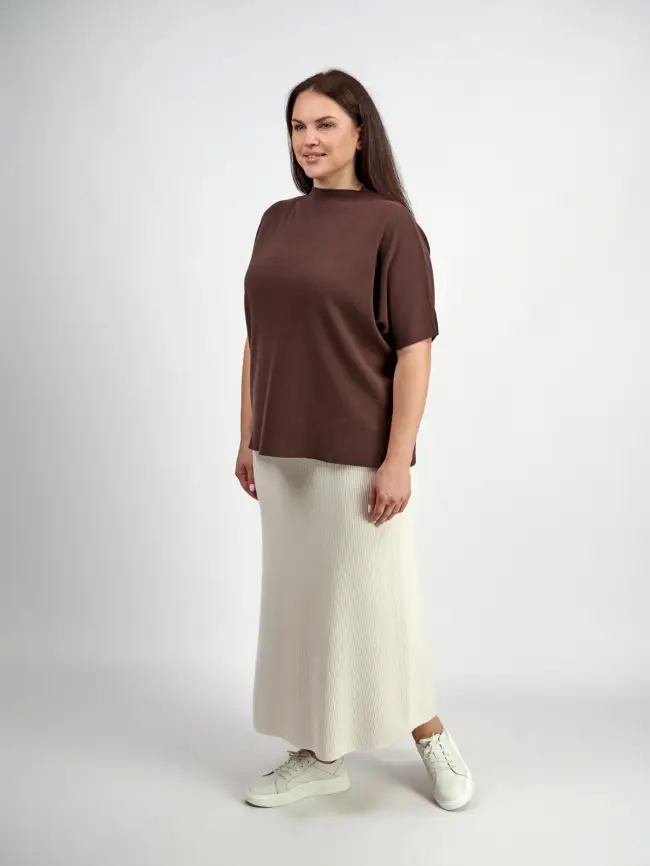 Юбка лапша ЭттоПлюс 493 Размер 50-56 фото 11