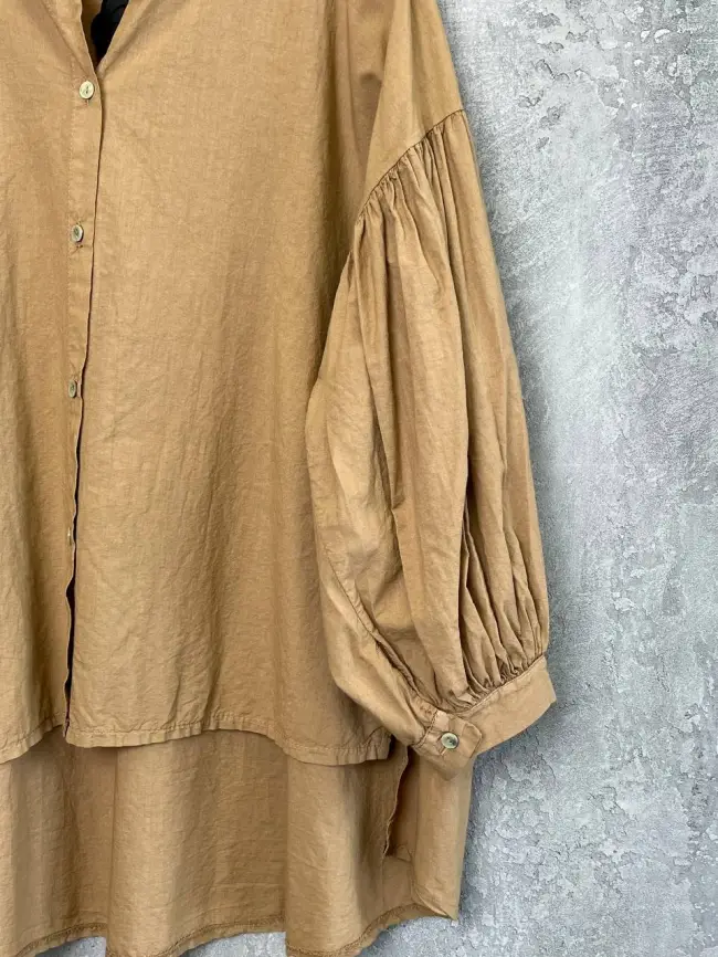 Рубашка фонарик Италия 3160 полоска Размер 52-58 фото 10