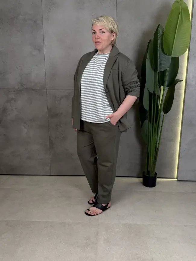 Брюки 33494 ЭттоПлюс размеры 52-58 фото 140