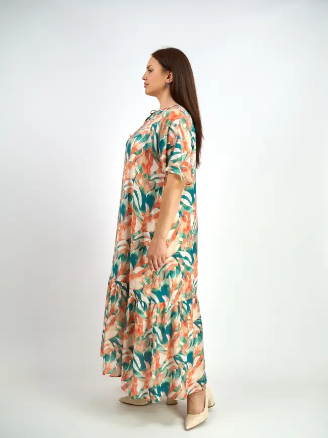 Платье ЭттоПлюс 34182-1 размеры 52- 58 фото 3