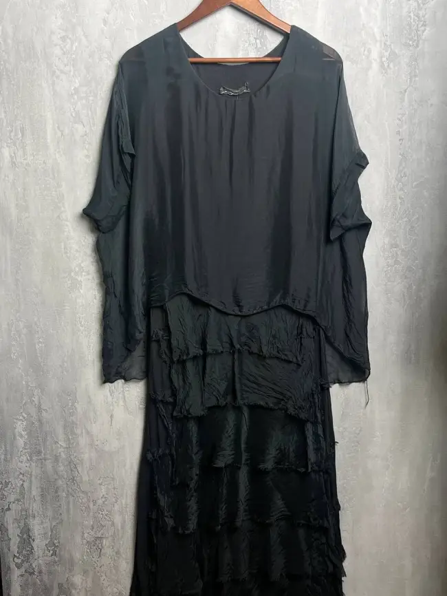 Платье шелк рваное 2388-06 фото 23