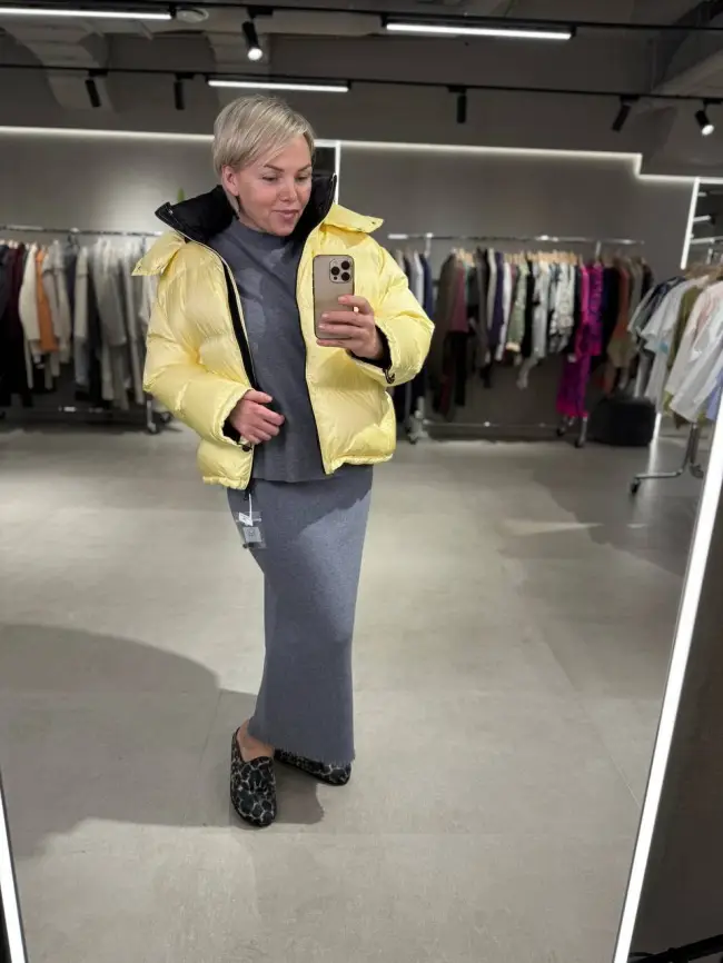 Пуховик зимний короткий 9903 Размер 50-58 фото 58