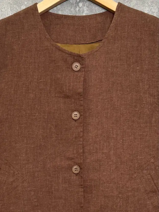 Жилет лен на подкладке 24625 Размер 50-58 фото 14