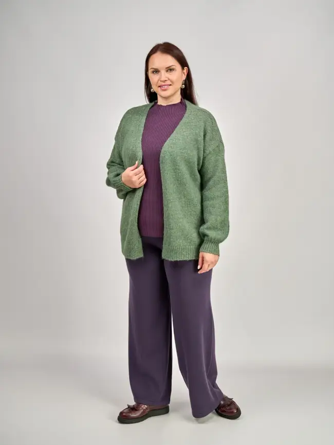 Кардиган ЭттоПлюс 28326 Размер 50-58 фото 10