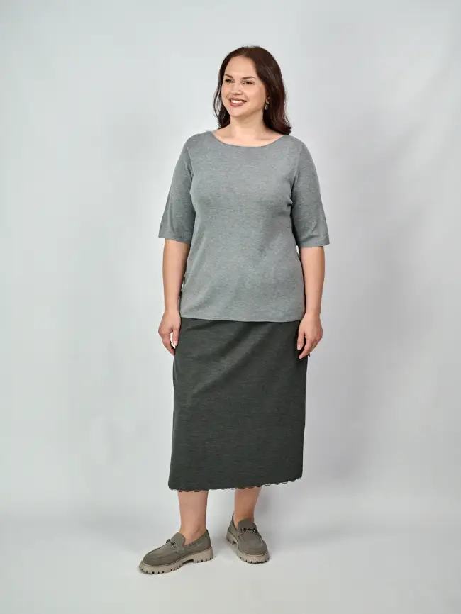 Джемпер 23550 Размер 48-58 фото 13