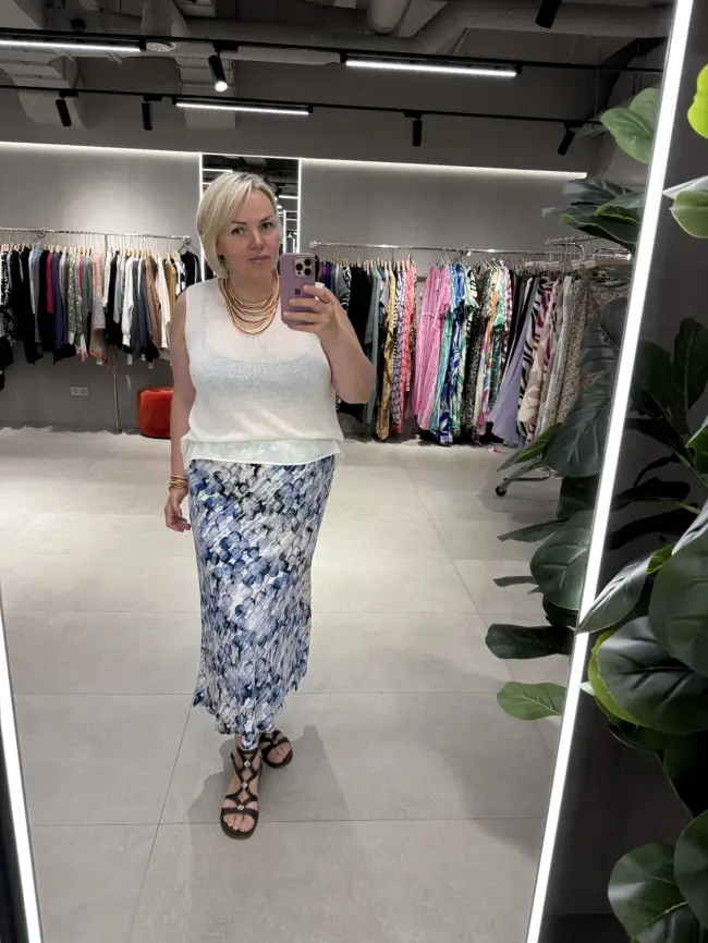 Топ трикотажный облегченный ЭттоПлюс 25108 Размер 50-60 фото 12