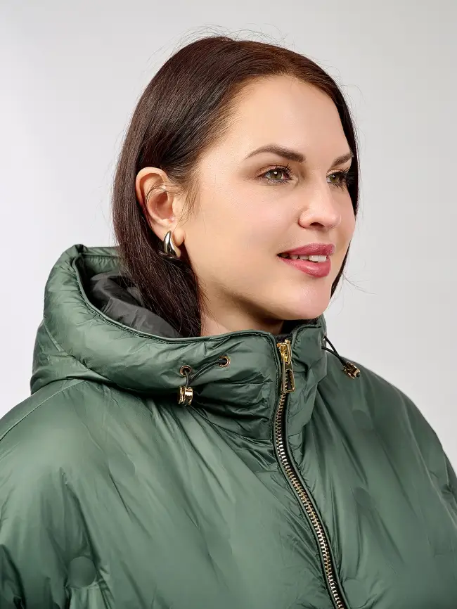 Куртка с трикотажным рукавом 6560 Размер 48-54 фото 9