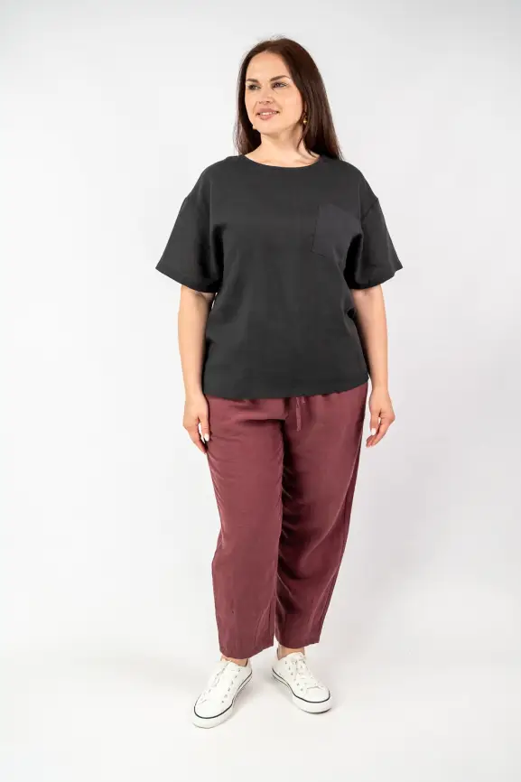 Футболка лен карман 24080 Размер 50-56 фото 31