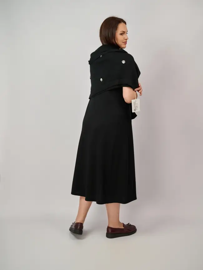 Платье с накидкой 23338 Размер 50-58 фото 14