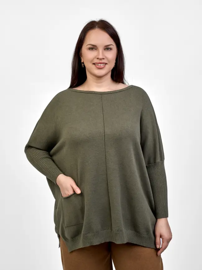 Джемпер 1444 Италия Размер 50-58 фото 121