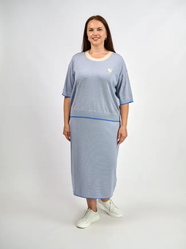 Джемпер облегченный ЭттоПлюс 25415 размер 48-54 фото 27