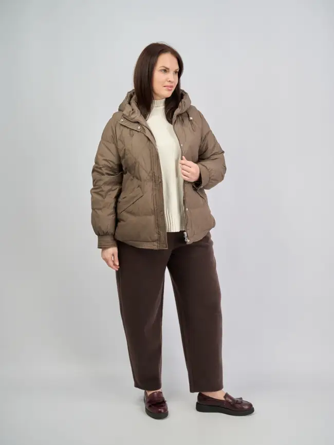 Пуховая куртка ЭттоПлюс 2553 Размер 48-54 фото 204